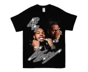 Lil Baby 90S Vintage T shirt - Black