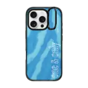 iPhone 16 Pro Impact Ring Stand Case MagSafe Compatible River Blue Dye