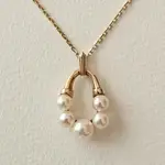 MIKIMOTO 項鍊 珍珠 YG 金色 14K 黃色 MERCARI 日本直送 二手