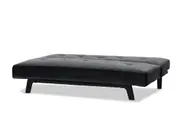 IRIS Leather-Look Click Clack Sofa Bed