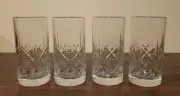 Set of 4 DWR Dewar's Highball Scotch Whisky Glasses