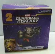 Guardians of the Galaxy Rocket Raccoon collect & build figure Lootcrate NIB 2021