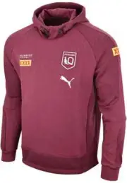 QLD Maroons State of Origin Mens Team Hoody Size SMALL ONLY