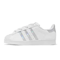 在飛比找蝦皮商城優惠-adidas 童鞋 Superstar EL I 白 銀 幼