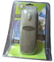 Handy Automatic Gray Can-Opener One Touch Hands-Free Magnetic Lid NEW