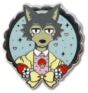 Beastars Legoshi Wolf Cute Strawberry Hard Enamel Pin Anime Manga Collectible