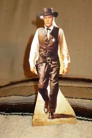 High Noon "Gary Cooper" Western Color Tabletop Display Standee 10"