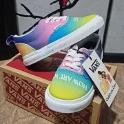 Vans Colorful Era Elastic Lace Shoes Size 8T
