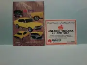 BIANTE 1/18 CERIFICATE and A5 LEAFLET for LJ GTR XU-1 MUSTARD YELLOW TORANA +$2