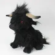 Highland Cow Scottish Highland Cattle Plush Doll Simulation Yak Doll