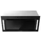 EUROCHEF 60cm Undermount Rangehood Black, Quiet 3-Speed, 3-Layer Dishwashable