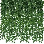 CEWOR 24 Pack 173ft Artificial Ivy Greenery Garland, Fake A-24pcs of Vines