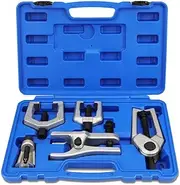 SEDY 5-Piece Front End Service Tool Kit, Ball Joint Separator Pitman Arm Puller Tie Rod Remover