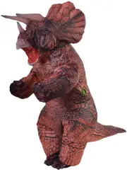 Inflatable Brown Triceratops Adults Dinosaur Costume