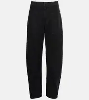 [Velvet] Velvet Brylie cotton twill barrel-leg pants AU 16 black