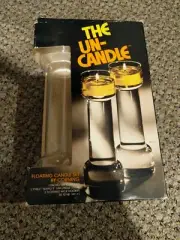 Vintage The Un-Candle NIB Old Stock Floating Candle Holder Pair Pyrex