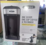 BELLA One Scoop One Cup Coffee Maker, Single Serve Brewer with Adjustable Drip T