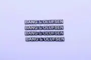 4pcs Replacement Bang&Olufsen Badge Emblem Logo Speaker Car Aftermarket