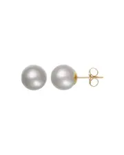 Bloomingdale's Fine Collection Cultured Akoya Pearl Stud Earrings in 14K Yellow Gold