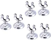 Zerodeko 3sets Tuning Stainless Steel Table Number Holder Sleek Card Place Holder for Weddings Birthdays and Office Events Table Stand for Elegant Displays 2pcs*3