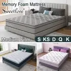 Sweetlove Mattress Queen Double Single Bed Mattresses Gel Memory Foam No Spring