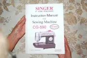 Large-Print Deluxe-Edition Instructions Manual for Singer CG-590 Sewing Machine