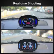 OBD2+GPS HUD Gauge Car Digital Head Up Display Speedometer Turbo RPM Alarm Temp