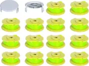 16PCS Line String Trimmer Replacement Spool, Weed Eater Cap Auto Feed Cordless