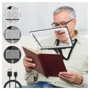 5X Hands Free Magnifying Glass with Light and Stand 43 Ultra-Bright LEDs, Pag...