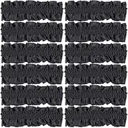 [GORGECRAFT] 6 Pairs Roaring 20s Armband Garter Black Anti Slip Armband Garter Sleeve Shirt Holder Garters Belt Costume Men's Elastic Garter Sleeve Holder Armbands for 1920s Party Supplies Men Women,