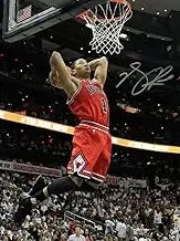 Derrick Rose NBA Chicago Bulls Basketball Signed Autographed Photo Poster Memorabilia A4 210x297mm