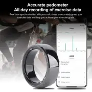 Smart Step Counter Ceramic IP68 Rain Proof Exercise Tracker for Men Women