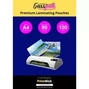 Gusspak Laminating Pouches A4 80 Micron Box of 100
