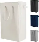 Odonata Slim Laundry Hamper Handles Collapsible Laundry Basket Thin Dirty Clothe