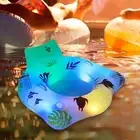 Pool Float Lounge Inflatable Pool Floats Pool Raft Portable Heavy Duty with Cup