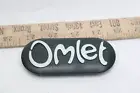 Omlet Badge Logo Sign for Chicken Coop Wire Fencing Cage Run