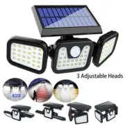 2PACK Solar Lights Motion Sensor Security 70 LED Waterproof Adjustable Head US