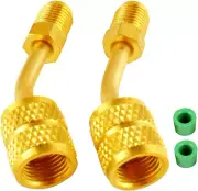 Wadoy R410a Adapter Mini Split HVAC System 5/16" Female Couplers 1/4" Male Flare