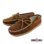 美國百分百【全新真品】MINNETONKA MOCCASIN 鞋子 莫卡辛 印地安鞋 休閒鞋 9 10號 咖啡 G336