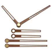 Clock Hands Kit, 3 Set Wooden Mechanism Clock Hand Parts for 10 Inch Clock, D1