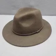 Will + Bear 100% Wool William Brown Crushable Travel Hat Sz OS NWT (Retail $75)