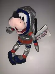 NEW CLASSIC " SPACEMAN GOOFY 8" TALL BEANIE BABY WITH FULL SUIT BY DISNEY