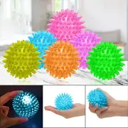 7cm Light Up Spikey Ball Flashing Squeeze Sensory Autism Stress Relieve Ball Toy