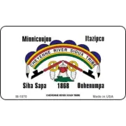 Cheyenne River Sioux Tribe Novelty Metal Magnet M-1870