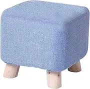Footstool Dressing Table Footrest, Durable Solid Wood Small Stool Home Living Room Change Shoe Bench Sofa Stool 28X28X25Cm,Practicalniture/a