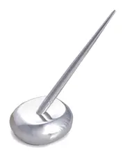 Bey-Berk Silver Plated Oval Pen Stand