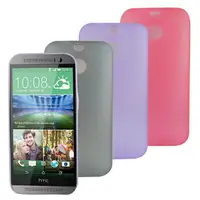 在飛比找樂天市場購物網優惠-HS1超薄款HTC One(M8)手機保護殼(加贈螢幕貼)