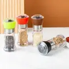 Refillable Spice Mill Transparent Seasoning Bottles Restaurant