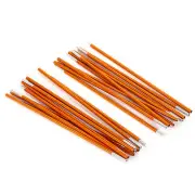 2pcs Outdoor Camping Tent Poles Hiking Travel 11 Sections Aluminum Φ8.5mm MU