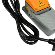 Plug-and-Play 15A Foot Switch with 10ft PVC Cord - SPDT Cast Aluminum Design